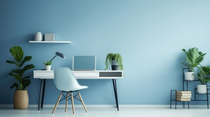 Wall Mural - sleek home office