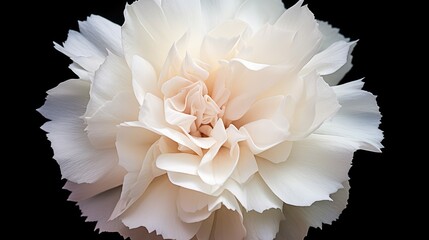 Wall Mural - close white carnation