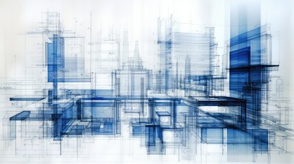 elevation architecture blue prints