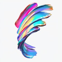 Wall Mural - vibrant abstract splashes of color with flowing brushstrokes for artistic design backgrounds