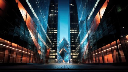 Wall Mural - skyscraper office buildings business