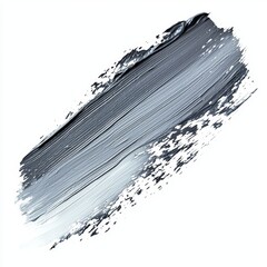 Wall Mural - brush stroke of dark and light gray paint creating a modern abstract art texture for design projects