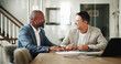 © PeakPoints/peopleimages.com - Laughing, men and discussion for teamwork, office and smile for expansion of business or corporate. Happy, colleagues and people with laptop for meeting, talking and account manager for collaboration