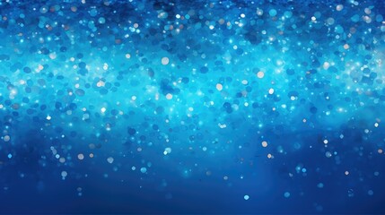 Poster - gradient blue glow background