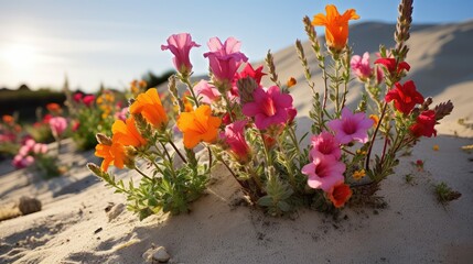 Poster - xerophytes sand plants