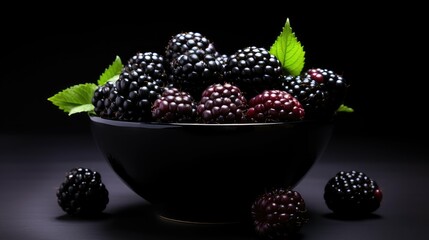 Wall Mural - ripe black background smooth