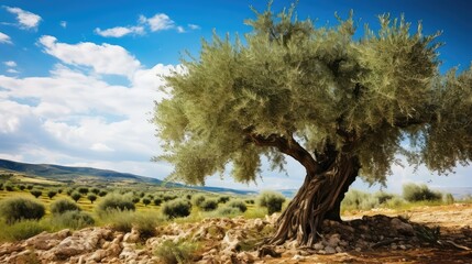 Wall Mural - mediterranean plant olive tree