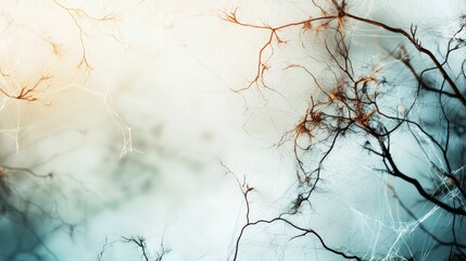 Poster - Abstract nature elements artistic view digital art atmospheric environment ethereal concept