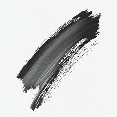 Wall Mural - abstract brushstroke in black and grey tones creating a modern art effect with dynamic texture and m