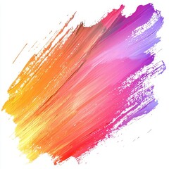 Wall Mural - abstract colorful brush stroke background with shades of orange, pink, and purple for artistic desig