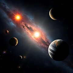 planet in space