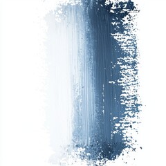 Wall Mural - abstract painting with smooth brush strokes in shades of blue and white creating a calm and serene a