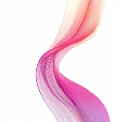 Wall Mural - elegant and graceful flowing abstract waves in soft pastel colors with shades of pink and cream crea