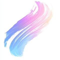 Wall Mural - abstract gradient brush stroke in soft pastel colors for creative background or design project