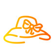 © Barudak Lier - hat Line Gradient Icon