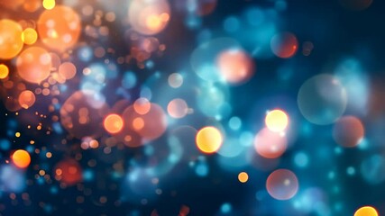 Wall Mural - vibrant abstract background with soft bokeh and colorful lights