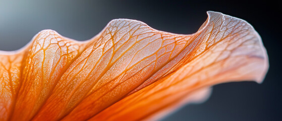 Poster - Close up of blooming flower petal with intricate details