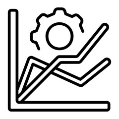 Wall Mural - integration Line Icon