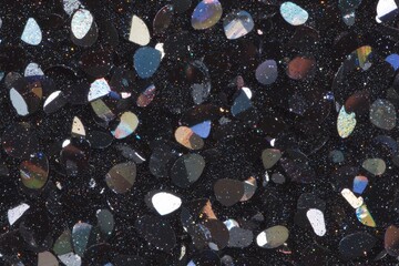 Wall Mural - a colorful backdrop featuring an abstract holographic texture and shiny rainbow hologram paper