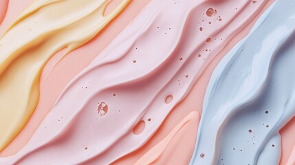 Wall Mural - Colorful Liquid Textures on Vibrant Background for Creative Projects