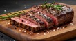 © Ninja in Pajamas - Sliced dry-aged flank steak