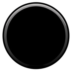 black glossy button
