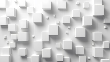 Modern Abstract Background with Geometric Squares