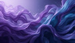 © artmozai - Abstract Flowing Waves in Purple and Blue