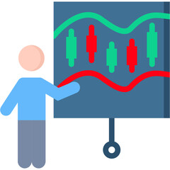 Wall Mural - Bollinger Bands icon