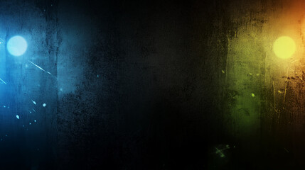 Wall Mural - abstract grunge blue and yellow light background