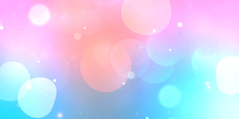 Aufkleber - Light bokeh of rainbow dust. Christmas glowing bokeh and glitter overlay texture for your design on a transparent background. Rainbow particles abstract vector background.	