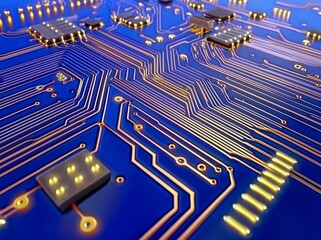 Wall Mural - a futuristic technology wallpaper with a digital wave, showcasing an abstract depiction of data flow
