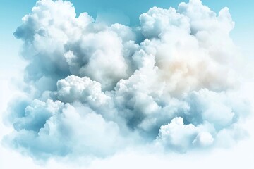 Wall Mural - realistic cloud fog effect isolated on a transparent backdrop
