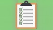 © Maxim Bazhenov - Clipboard with Completed Checklist Marked with Green Checkmarks