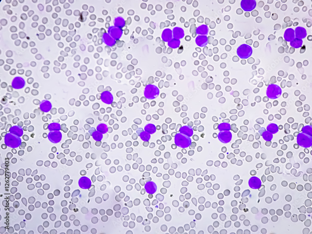 Acute myeloid leukemia (AML) is a type of blood cancer Microscopic