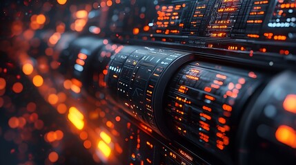 Futuristic control panel with glowing displays (1)