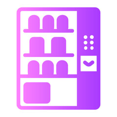 Wall Mural - Vending Machine  gradient icon