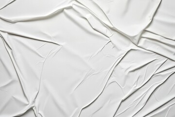 Aufkleber - Creased white plastic texture creating an abstract and beautiful background, perfect for graphic design projects