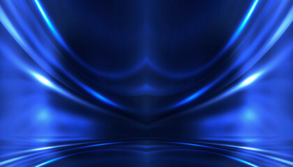 Wall Mural - abstract neon background. sound wave design element.