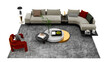 © murattellioglu - 3d render modern sofa for living room