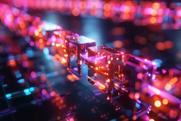blockchain technology digital data secure information connection network crypto data security future