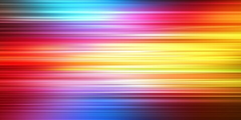 Wall Mural - Vibrant abstract background with colorful horizontal stripes in bright and cheerful tones for modern design and artistic projects