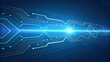 © StockArtEmpire - Futuristic technology background with glowing lines and dynamic light effects. Perfect for digital innovation, data visualization, and high-tech concepts