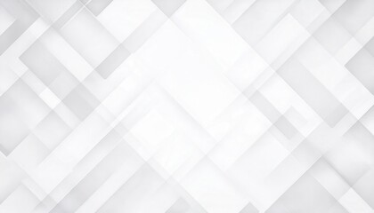 Poster - abstract white geometric background with diagonal folded paper texture, modern minimalist design for branding, presentation and digital art

