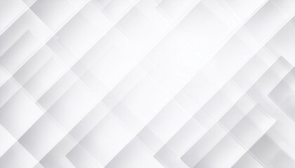 Poster - abstract white geometric background with diagonal folded paper texture, modern minimalist design for branding, presentation and digital art

