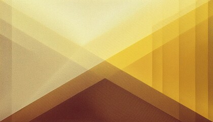 Aufkleber - golden abstract geometric composition with overlapping translucent triangular shapes, modern background for branding, web design, and digital art

