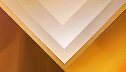 Aufkleber - modern geometric abstract with sharp angular golden and brown lines, architectural illusion, minimalist background design