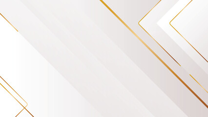 Wall Mural - minimalist gold and white diagonal geometric design