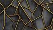 © Biggy - Elegant Geometric Background with Black Surface and Gold Accents