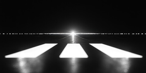 Wall Mural - Nighttime Runway